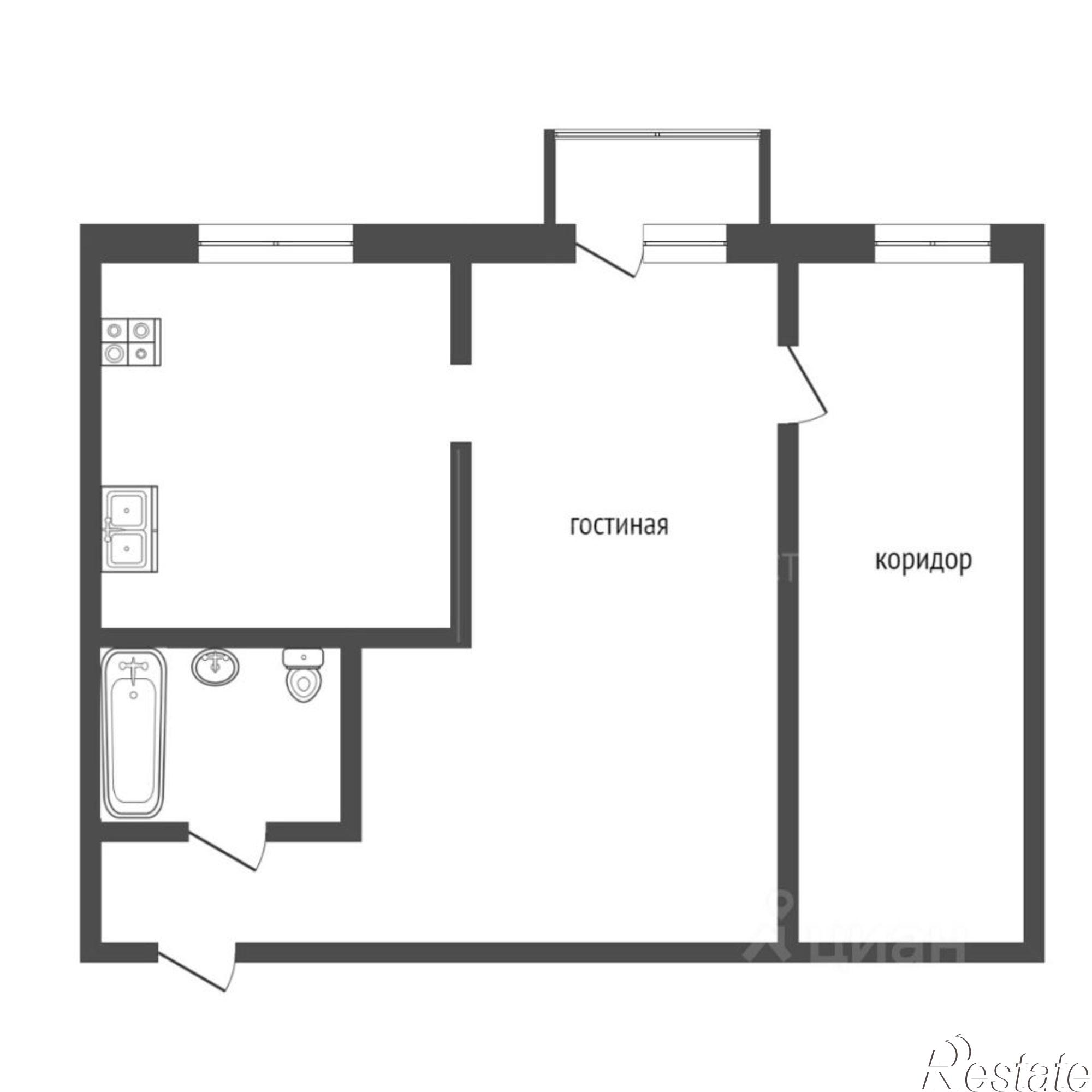 Купить квартиру за 4 400 000 рублей на ул Барнаульская, д 34