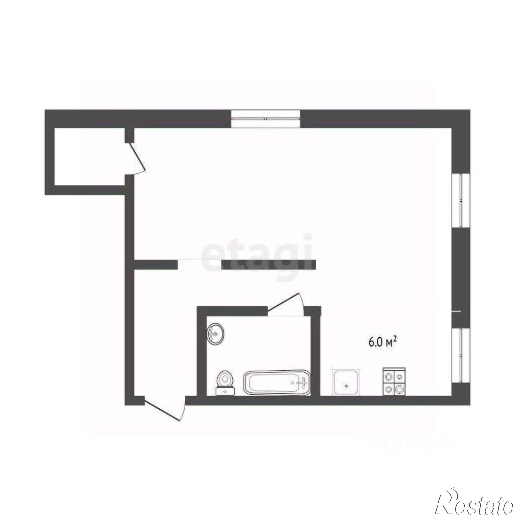 Купить квартиру за 2 900 000 рублей на городской округ Тюмень