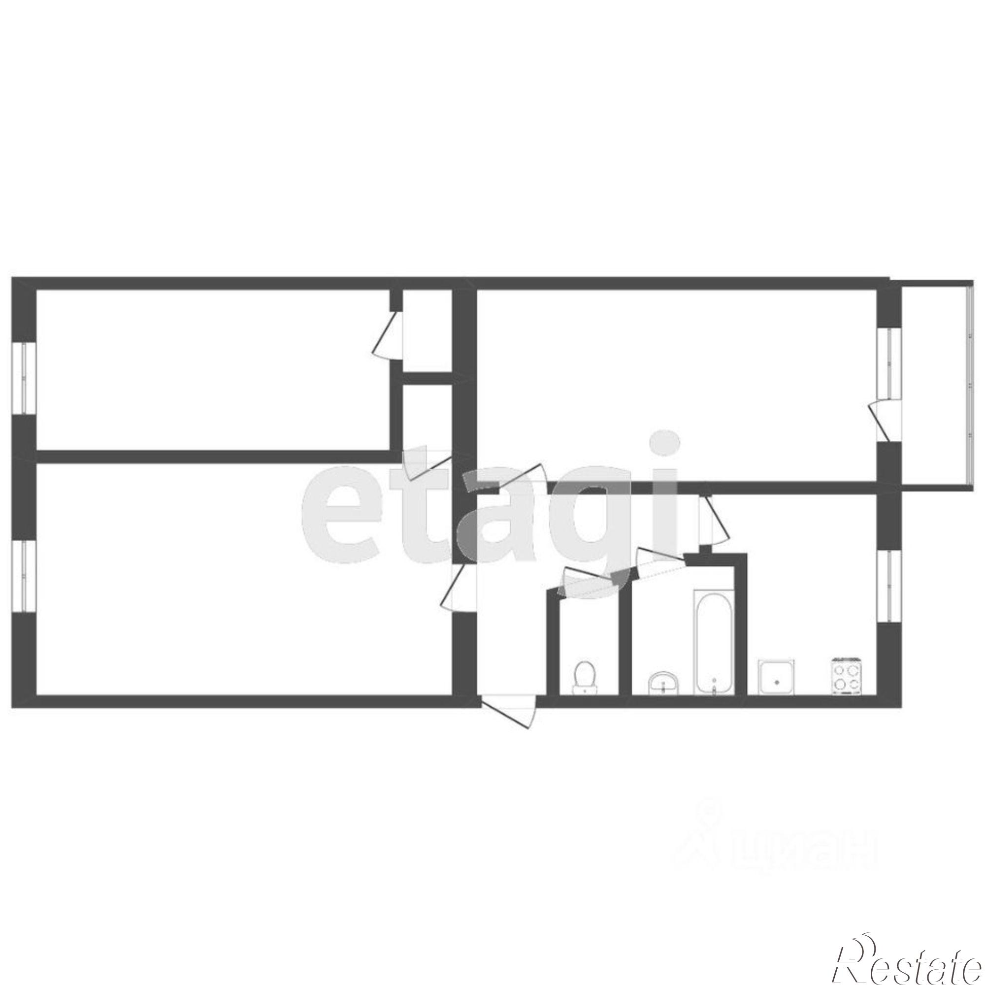 Купить квартиру за 5 000 000 рублей на городской округ Тюмень
