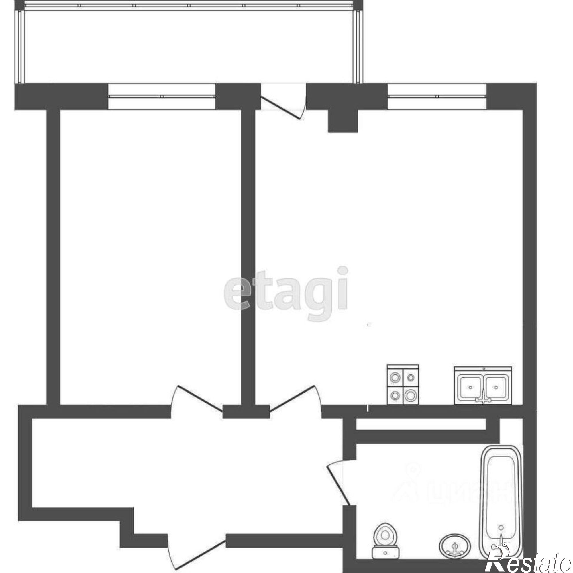 Купить квартиру за 5 800 000 рублей на городской округ Тюмень