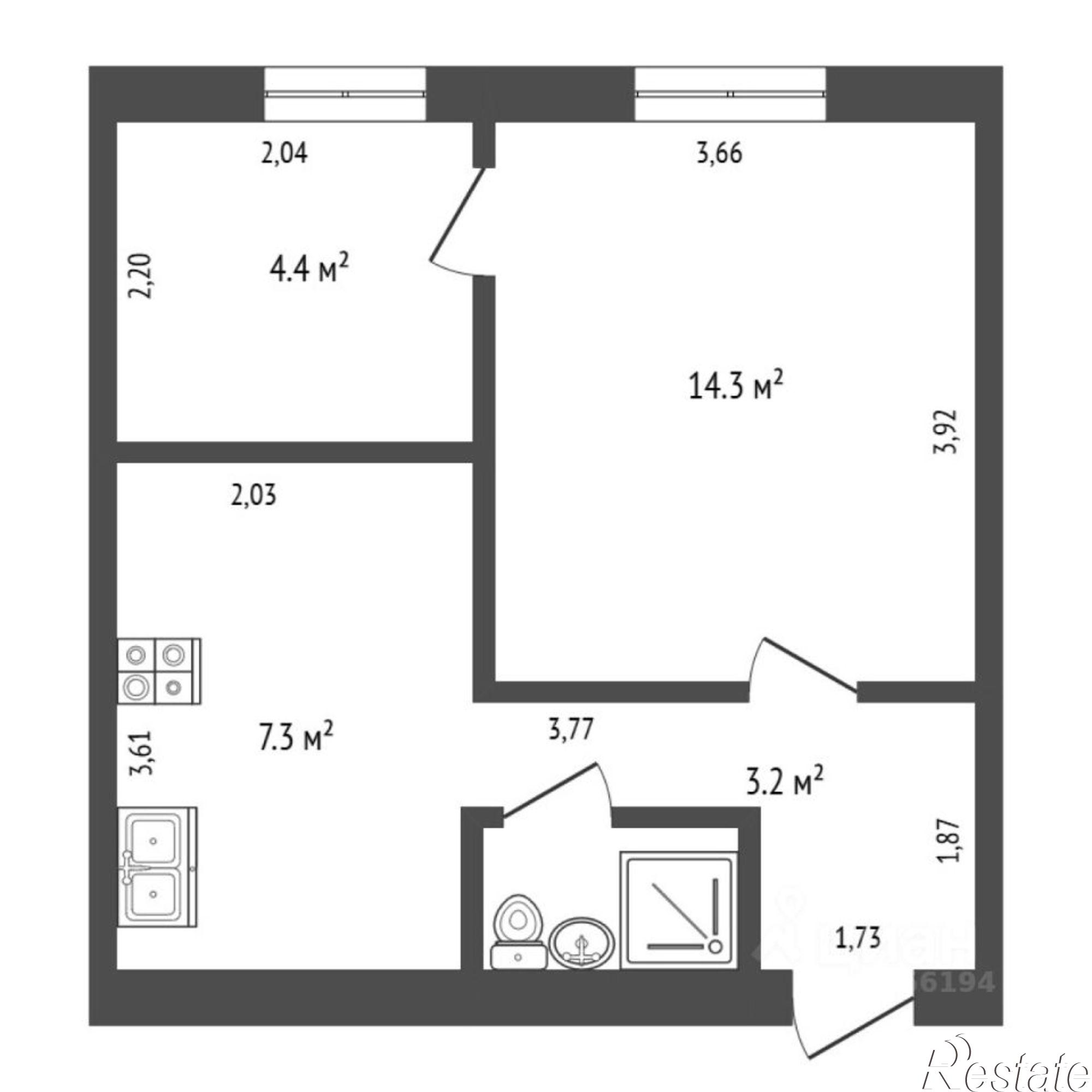 Купить квартиру за 2 850 000 рублей на ул Одесская, д 18
