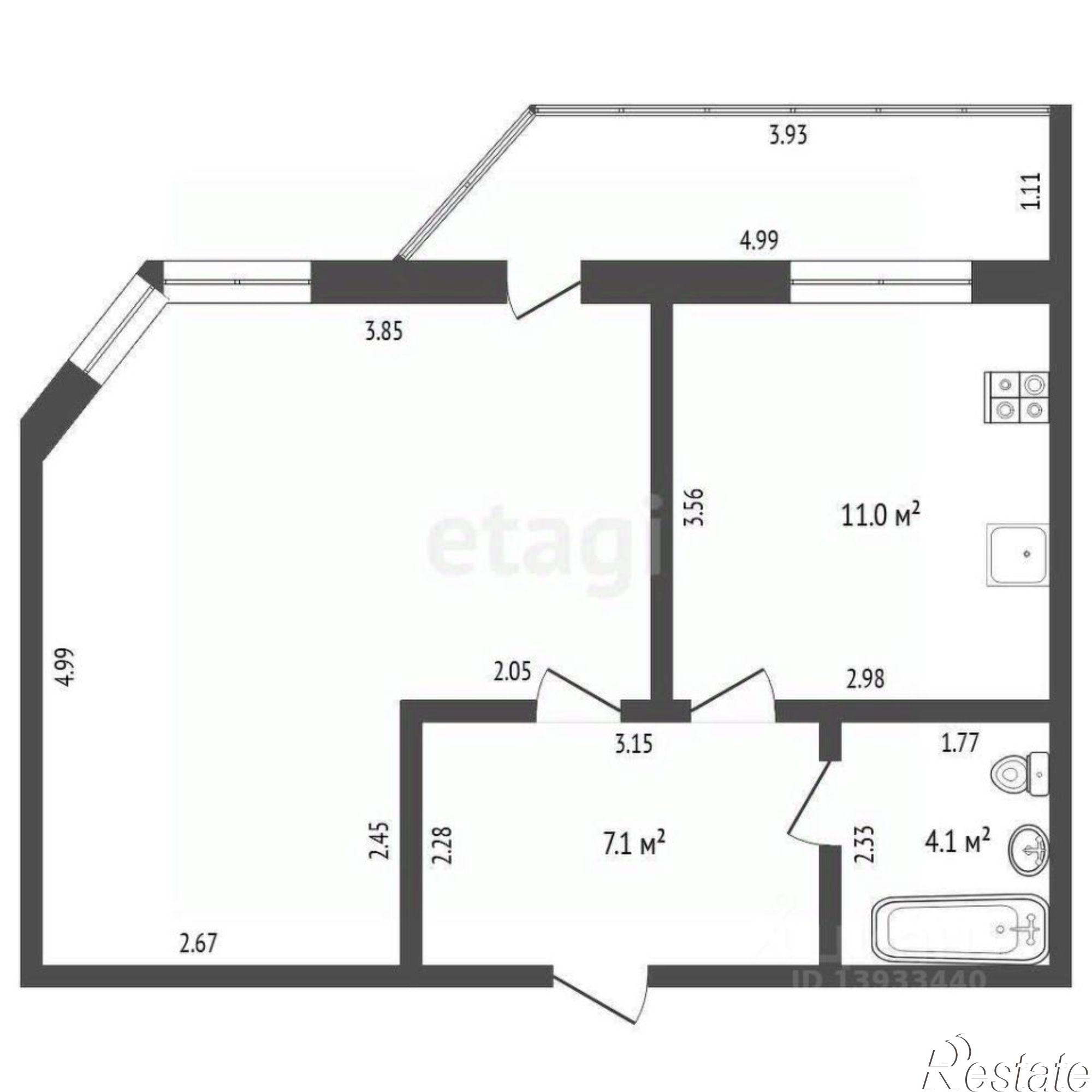 Купить квартиру за 5 250 000 рублей на городской округ Тюмень