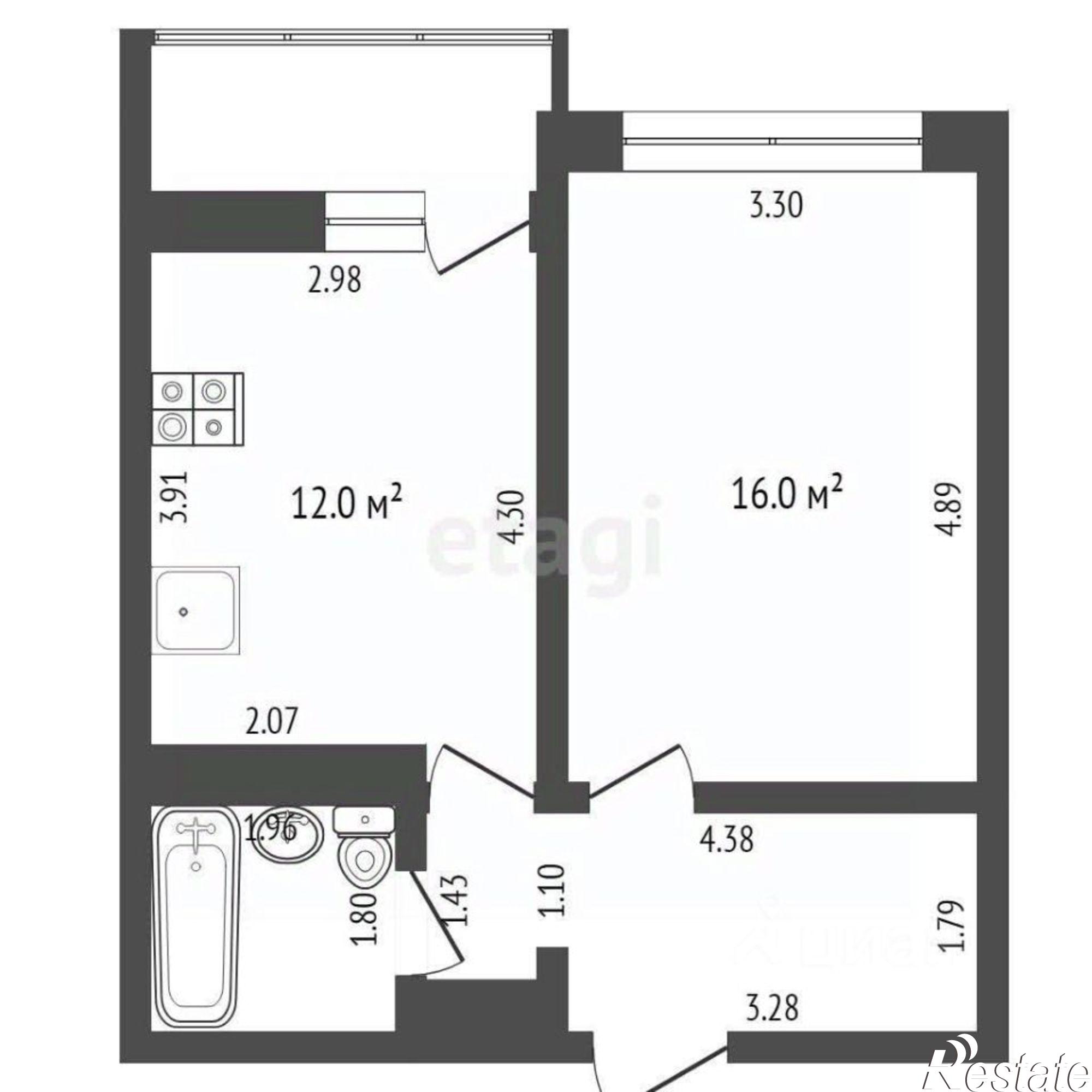 Купить квартиру за 4 999 000 рублей на городской округ Тюмень