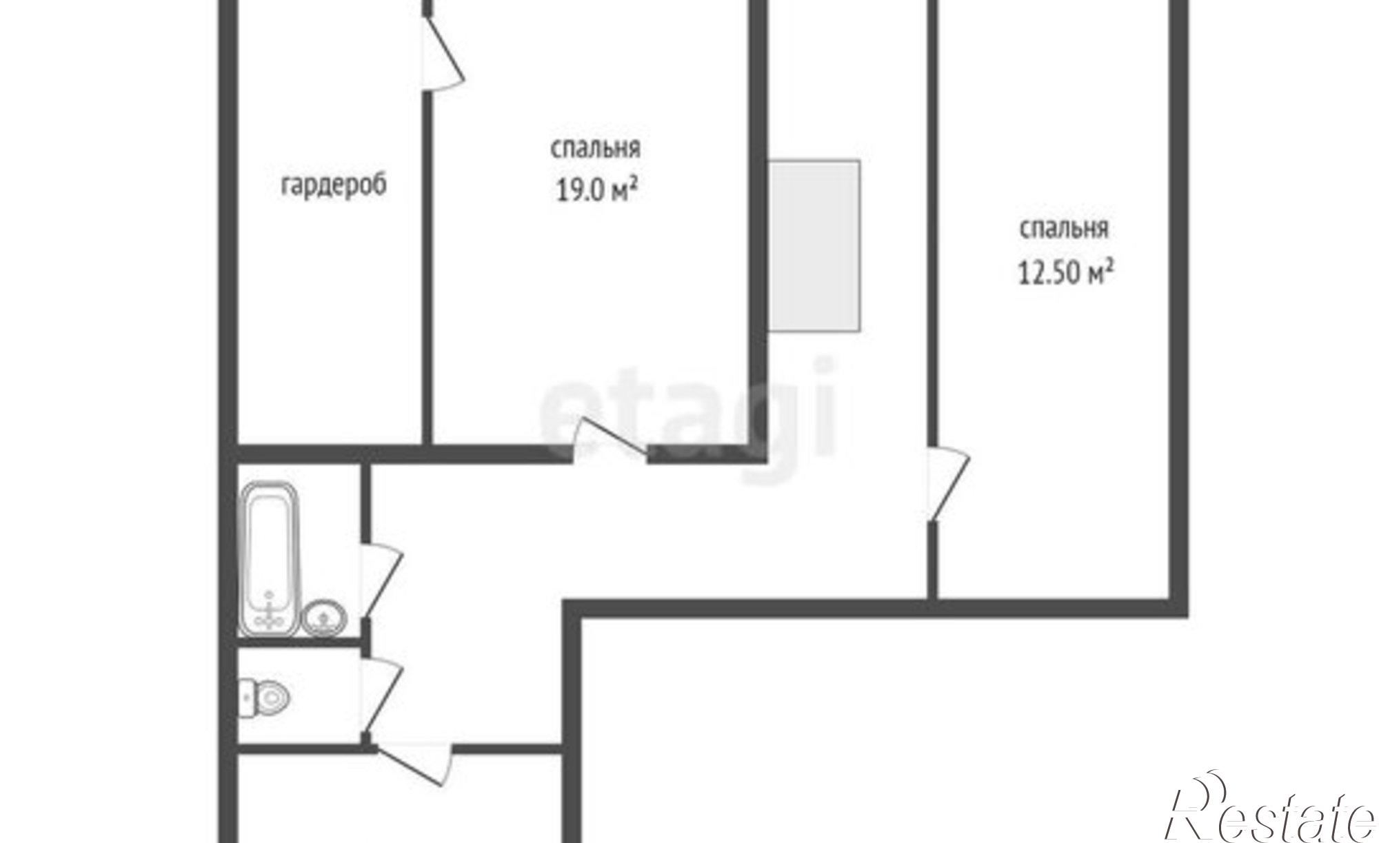 Купить квартиру за 12 900 000 рублей на Тюмень, улица Самарцева, 30