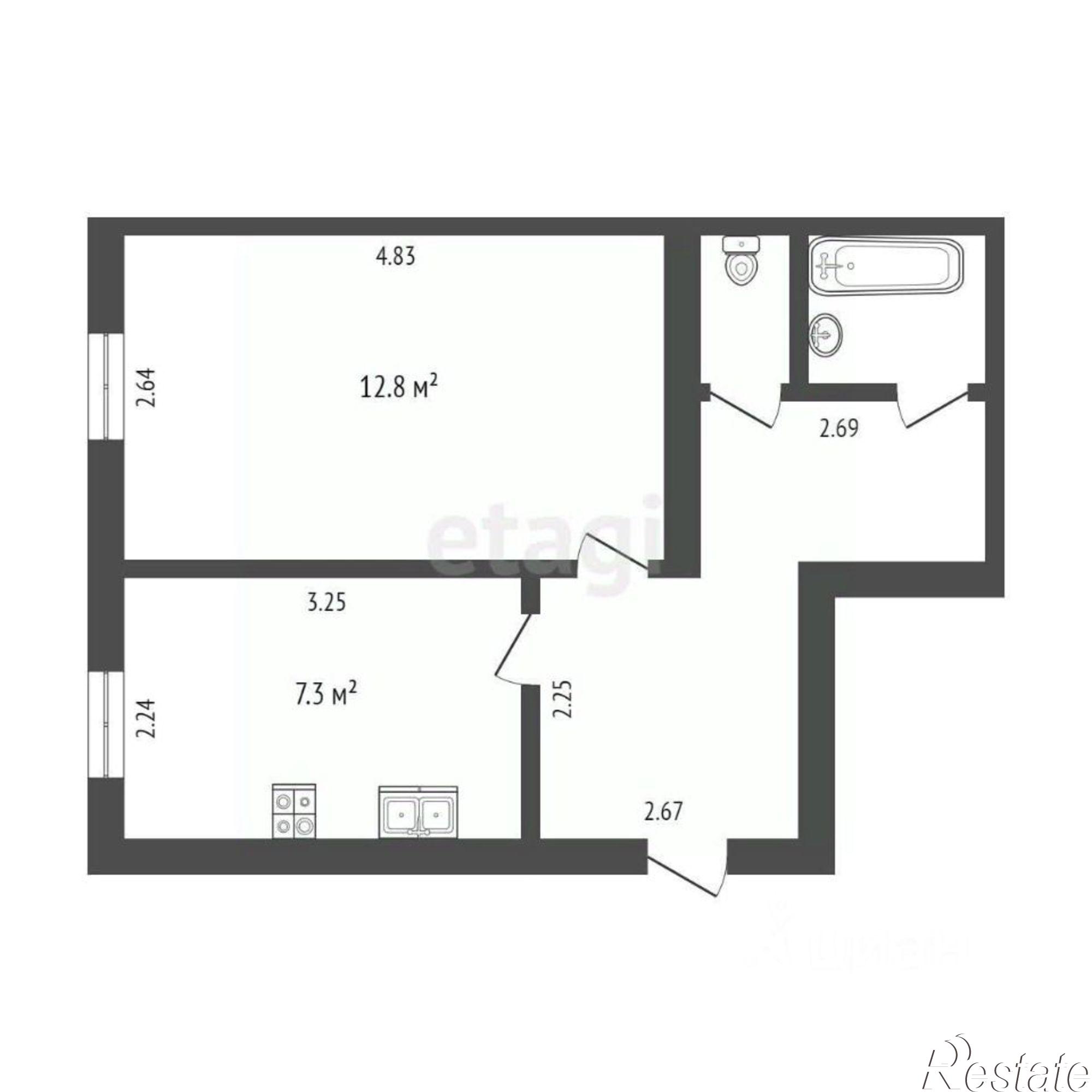 Купить квартиру за 3 150 000 рублей на городской округ Тюмень