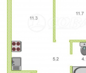 1-комн, 30кв м, этаж 9/10 улица Республики, 204 к7