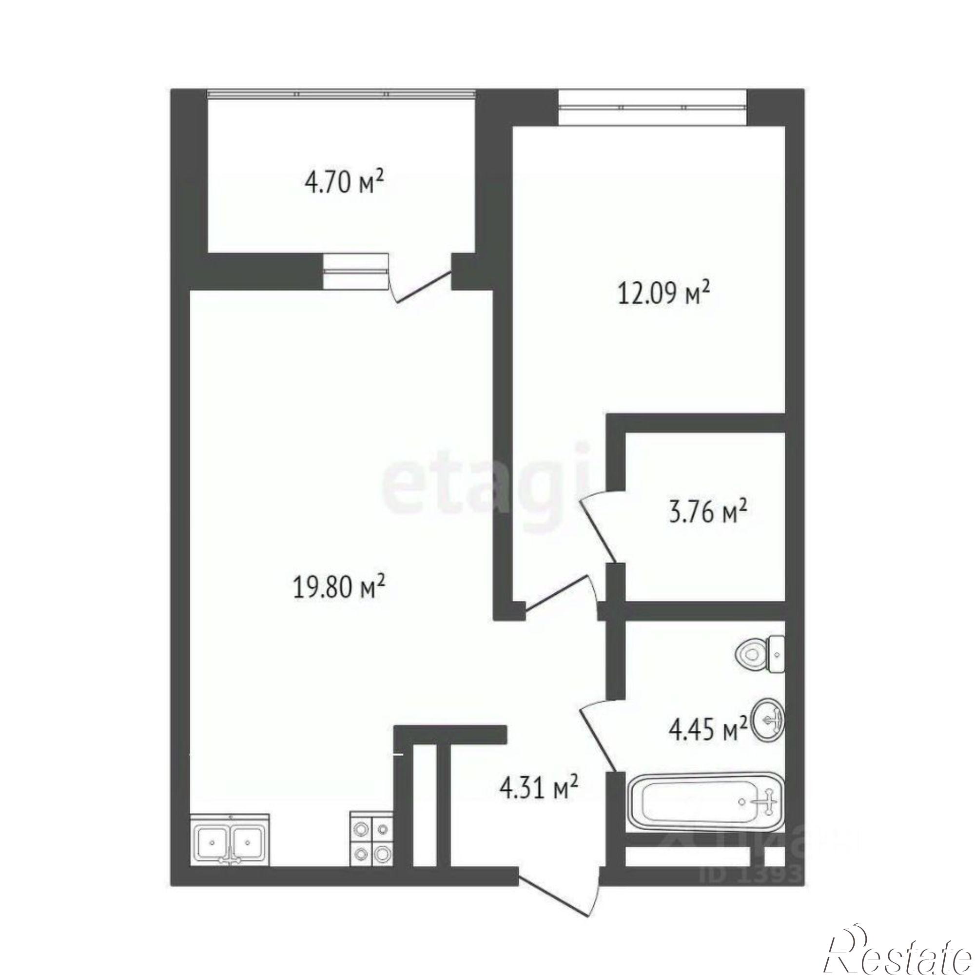 Купить квартиру за 6 000 000 рублей на городской округ Тюмень