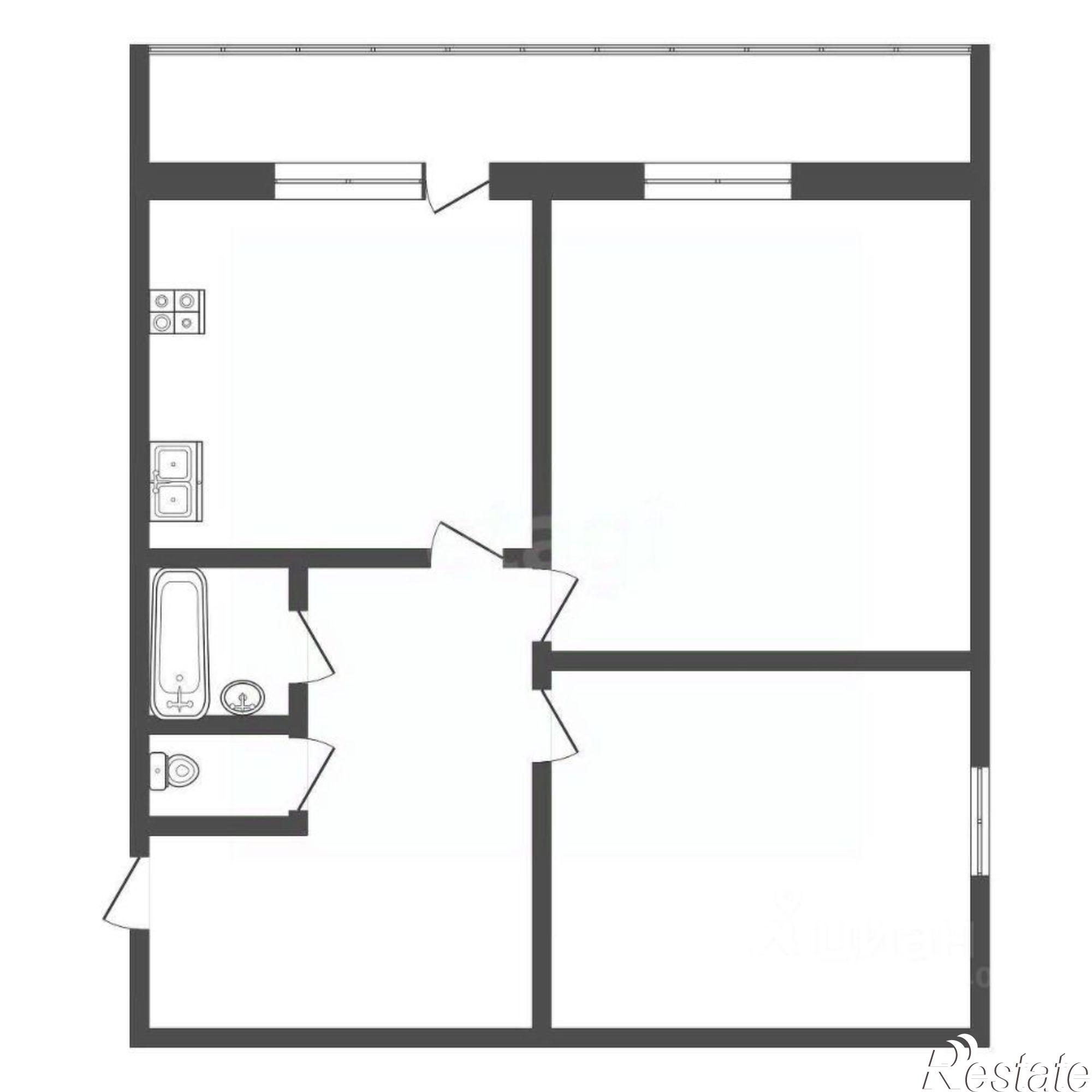 Купить квартиру за 2 000 000 рублей на Тюменский район