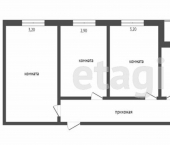 3-комн, 73кв м, этаж 1/3 Ялуторовск, Тюменская улица, 181