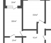 2-комн, 55кв м, этаж 12/22 Дамбовская улица, 25 к1