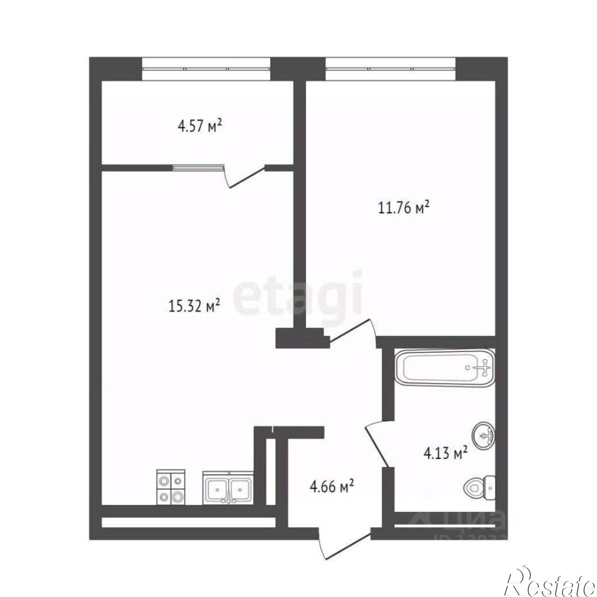 Купить квартиру за 5 900 000 рублей на Тюменский район