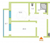 3-комн, 82кв м, этаж 2/14 Суходольская улица, 12
