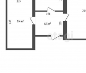 2-комн, 44кв м, этаж 9/9 Шаимский проезд, 5