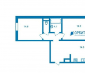 2-комн, 68кв м, этаж 3/15 ул Константина Посьета, 3