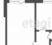 1-комн, 33кв м, этаж 4/9 проезд Стахановцев, 1