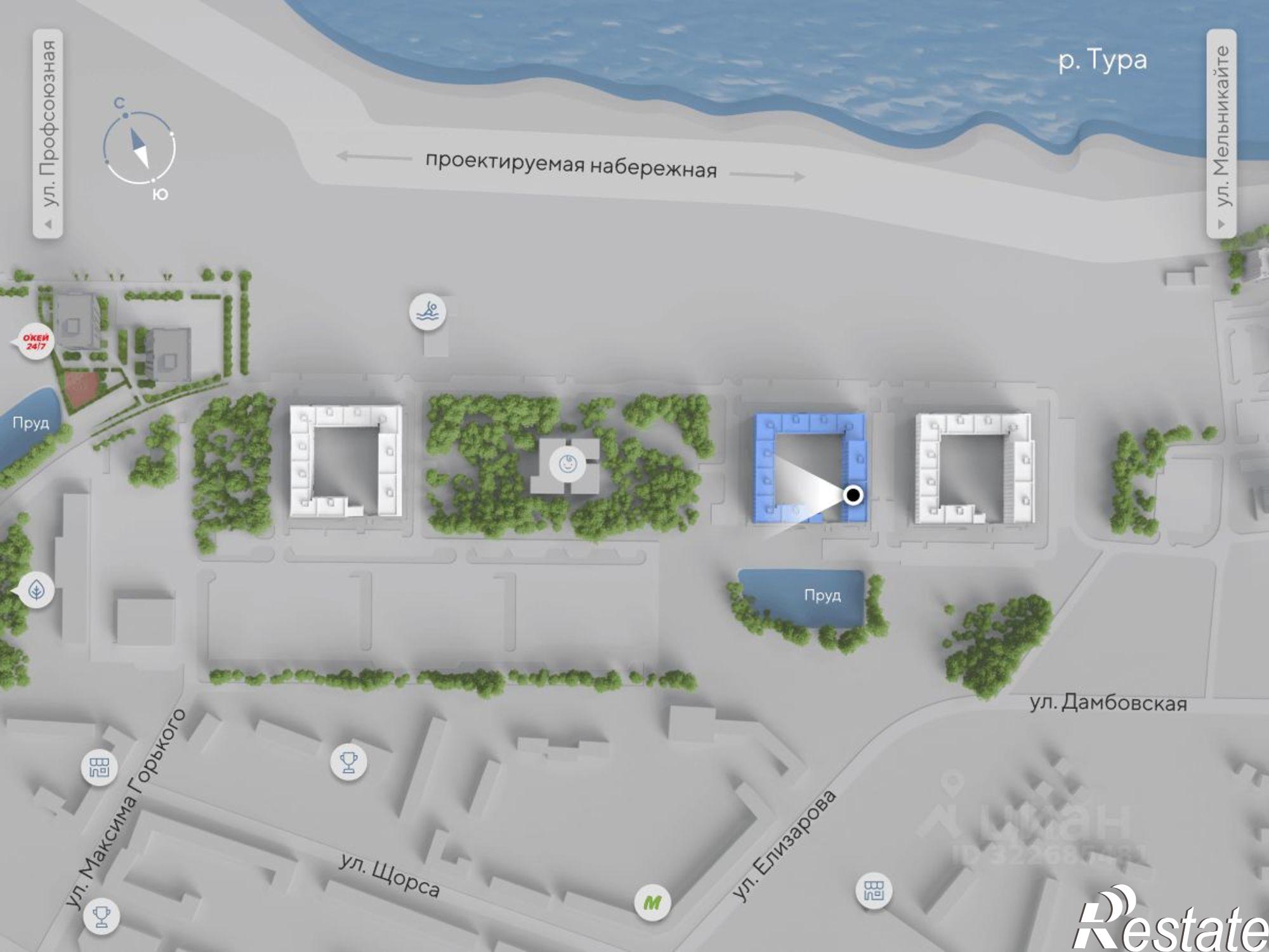 Купить квартиру за 9 250 000 рублей на Новгородская улица, 22