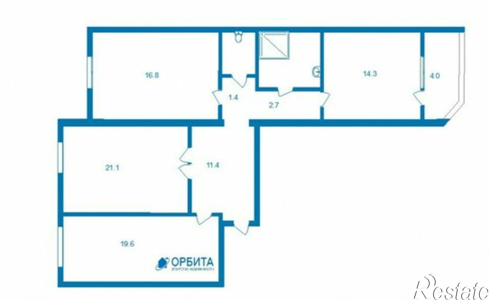 Купить квартиру за 15 000 000 рублей на Тюмень, улица Малыгина, 4/1