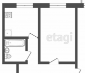 3-комн, 59кв м, этаж 1/5 Текстильная улица, 7