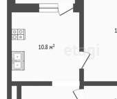 1-комн, 37кв м, этаж 21/25 ул Эльвиры Федоровой, 1