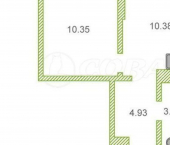 1-комн, 30кв м, этаж 10/16 улица Первооткрывателей, 10