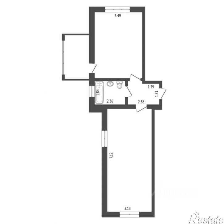 2-комн квартира ул Мира, 31,  д. 31