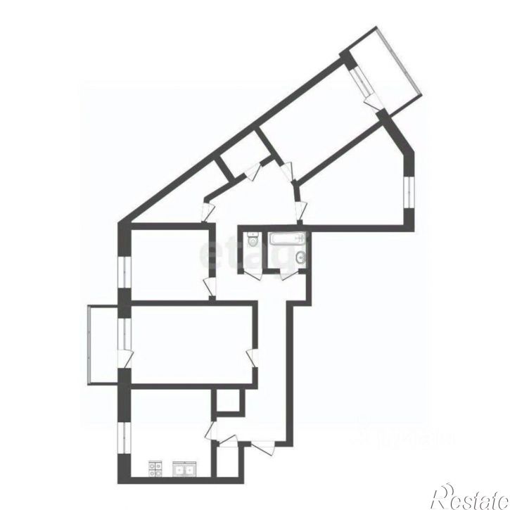 4-комн квартира ул Магистральная, 6,  д. 6