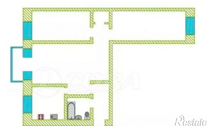 3-комн квартира Ялуторовск, улица Скворцова-Степанова, 6