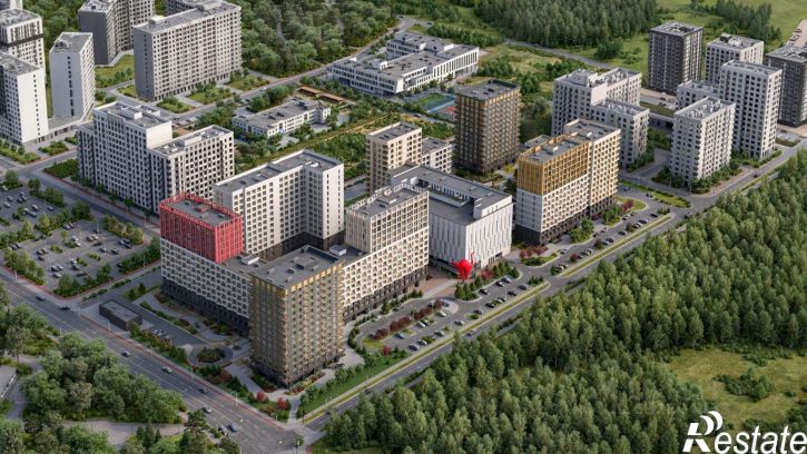 2-комн квартира в новом доме деревня Дударева