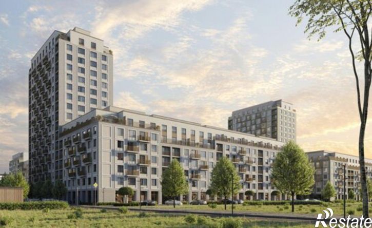 1-комн квартира в новом доме Тюмень, микрорайон ДОК, ЖК Октябрьский на Туре