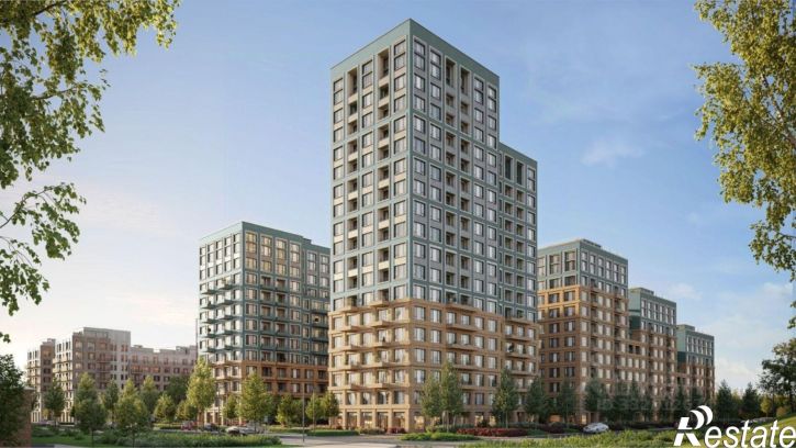3-комн квартира в новом доме Причальная улица
