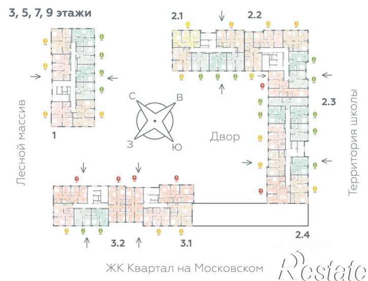 2-комн квартира в новом доме улица Сергея Джанбровского, 19 к1,  д. 19 к1