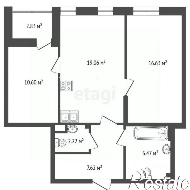 2-комн квартира улица Сергея Джанбровского, 27 к3,  д. 27 к3