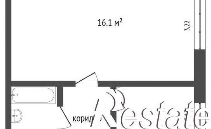 1-комн квартира улица Просвещения, 18,  д. 18